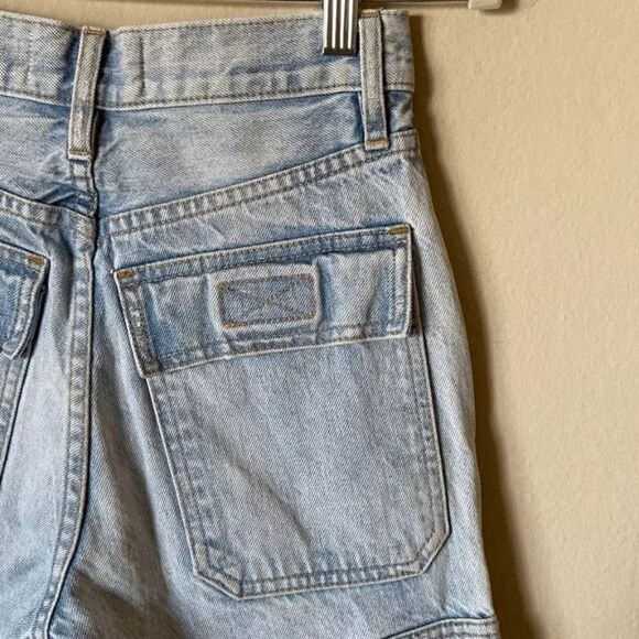 Slvrlake Savior West Coast Blue Jeans High Rise Cargo Size 24 - Picture 10 of 13